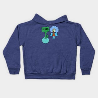 Interplanet Janet - Pluto Kids Hoodie